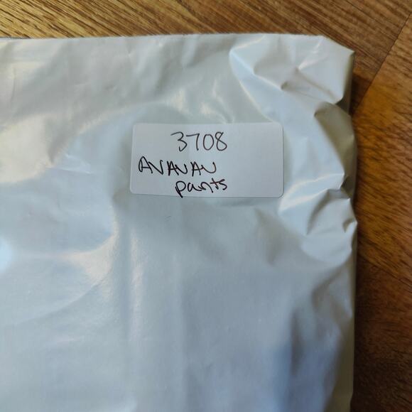 Avavav Apartment Pants Womens Medium Red Stripe Semi-Sheer Flare Pull On Mesh - Picture 8 of 8